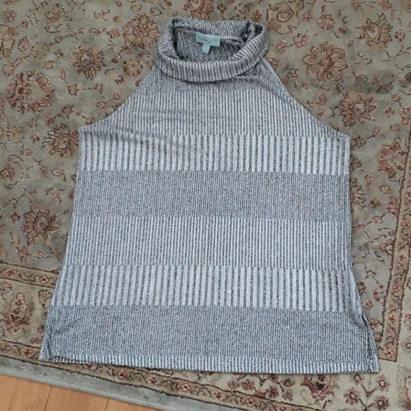 Veronica M Tops - Veronica M silver blouse size large